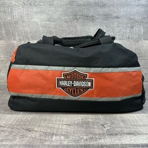 Harley Davidson Genuine HD Duffle Bag Motorcycles Logo Sport Black Travel Tote